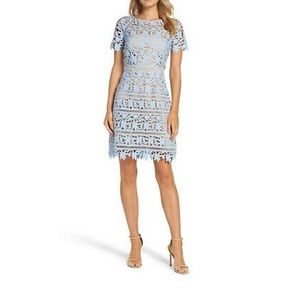 Eliza J light blue lace dress